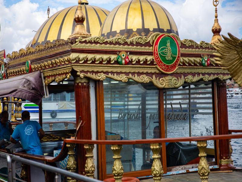 Cooking fresh fish sandwiches straight from the boat