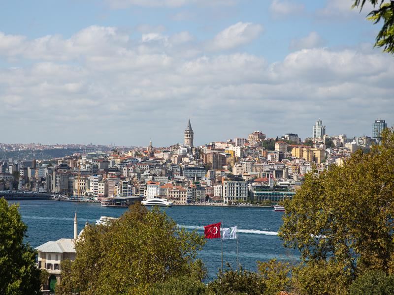 The Bosphorus from Topkapi Palace