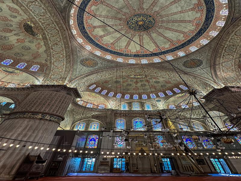 Inside the Blue Mosque